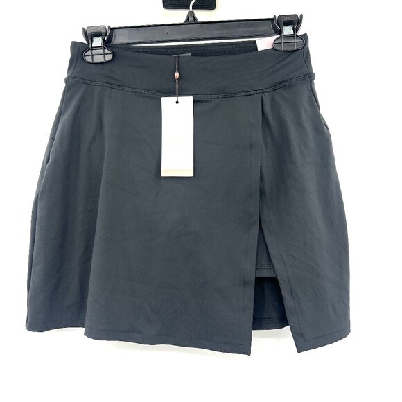 NWT Calia Overlap Skort in Black Hi-Rise Women's XS $70 MSRP - Picture 1 of 4